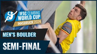 Mens Boulder semifinal  Innsbruck 2024 [upl. by Carley]