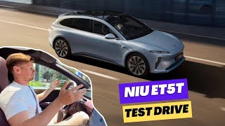 NIO ET5T Test Drive AutoDriving in City Environment Almost CRASHED Auto Parking Speed Test [upl. by Trinetta58]