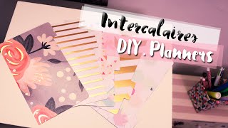 DIY • Intercalaires pour planner  LilieNetwork [upl. by Sahc]