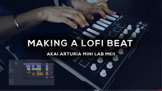 MAKING A LOFI BEAT WITH ARTURIA MINILAB MK2 [upl. by Voleta710]