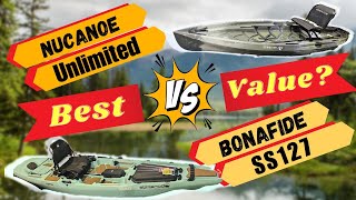 Fishing Kayak Showdown  Nucanoe Unlimited vs Bonafide SS127 [upl. by Ynnattirb]