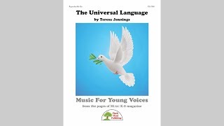 The Universal Language  MusicK8com Page Turner [upl. by Ydnim412]