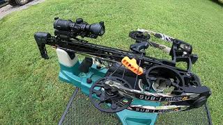 Sighting in my Mission Sub 1 Crossbow for Deer Season [upl. by Esirehs]