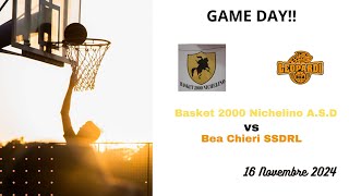 Basket2000NICHELINO ASD vs Bea Chieri SSDRL FIPUnder 17 SIlver [upl. by Adanama726]