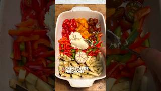 Creamy Baked Veggie Pasta Recipe  Easy Delicious amp Vegan Shorts [upl. by Ariahay]