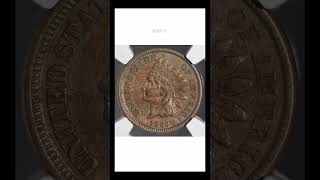 The 1860 Indian Head pennyshorts coins CoinCollecting [upl. by Leela]