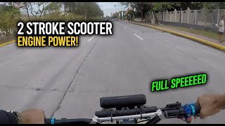 2 Stroke engine power  Stand up Scooter  Goped Philippines  Ride 24 [upl. by Eibba]