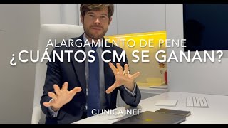 ¿CUÁNTOS CM SE GANAN con la CIRUGÍA de ALARGAMIENTO de PENE [upl. by Atoked800]