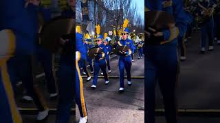 Pitt Bands March to Victory [upl. by Retsevlis]