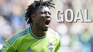 GOAL Obafemi Martins finishes a perfect pass from Gonzalo Pineda [upl. by Eiramnna]