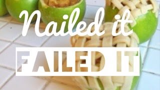 Apple Pie Baked Inside Apples  NAILED IT FAILED IT Ep 3 [upl. by Eikcaj]