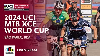 Live Broadcast  2024 UCI Mountain Bike Eliminator World Cup Sao Paulo BRA [upl. by Kazue642]