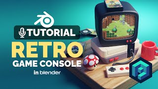 Blender Retro Game Console Tutorial  Polygon Runway [upl. by Agace639]