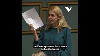 Missä viipyvät hallituksen ilmastotoimet [upl. by Oribelle579]