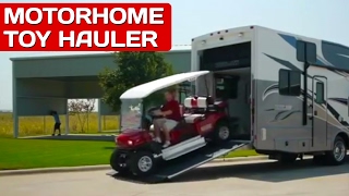 Motorhomes with Garages Best Toy Haulers  Outlaw RV Review [upl. by Charmion]