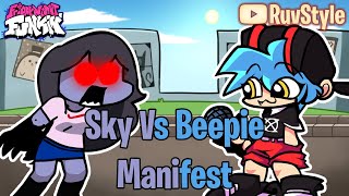 FNF Manifest but Beepie vs Sky [upl. by Naltiac]