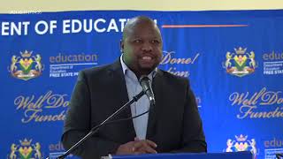 Free State Education MEC Makalo Mohale Addresses the Motheo Well Done Function [upl. by Lotte]