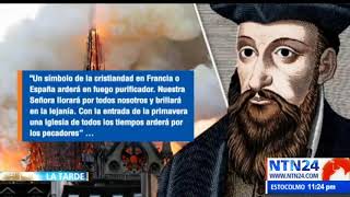 Profecía de Nostradamus “una iglesia de todos los tiempos arderá por los pecadores” [upl. by Isdnil]