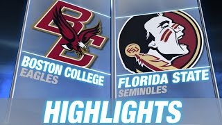 Boston College vs Florida State Mens Basketball Highlights 202223 [upl. by Wilek52]