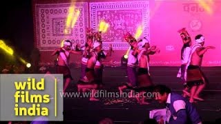 Manipurs Kom tribe performs folk dance in Delhi [upl. by Addam]