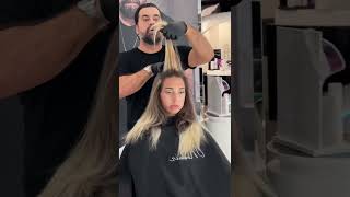 The Best Hair Color Transformation  blonde to dark brown hair transformation [upl. by Knowle]