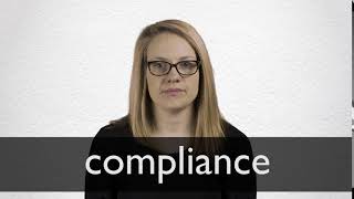 How to pronounce COMPLIANCE in British English [upl. by Irehs]