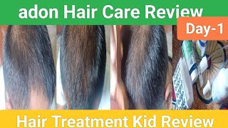 Adon Hair Care Review  First Day Of Hair Treatment  How It Work Review  1st Day Part 1 [upl. by Yrtua]