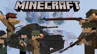 Minecraft World War II INVASION OF POLAND [upl. by Brackett]