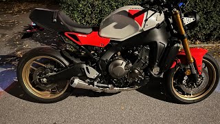 DIY  Kelpi exhaust system Shorty muffler amp standard baffle Yamaha XSR900 2022  MT09 2021 [upl. by Sillaw]