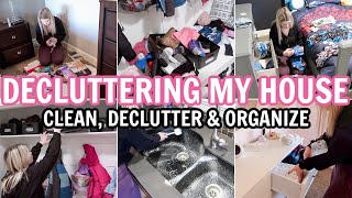 DECLUTTER amp ORGANIZE MY HOUSE  DISASTER CLEAN WITH ME 2024  DECLUTTERING amp ORGANIZING MOTIVATION [upl. by Cleopatra]