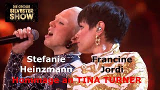 Stefanie Heinzmann amp Francine Jordi  Hommage an Tina Turner Medley  Die Silvestershow 2023 [upl. by Sly]