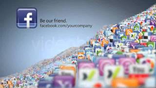 Social Media Network Animation with After Effects [upl. by Noxas]