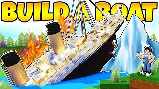 I CRASHED THE BIGGEST BOAT IN THE GAME Owner got MAD Build a Boat [upl. by Lah591]