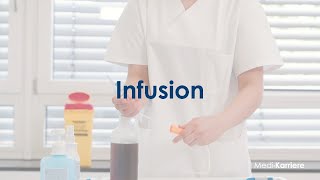 Infusion  Schritt für Schritt vorbereiten [upl. by Ahsinak848]