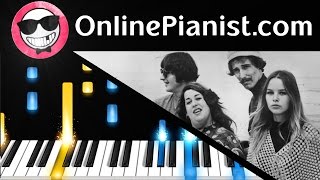 The Mamas amp The Papas  California Dreamin  Piano Tutorial Easy amp Sheets  How to Play [upl. by Nosdrahcir965]