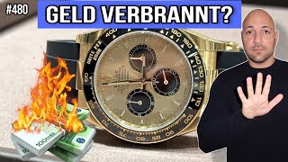 GELD VERBRENNEN mit einer Rolex Achtung beim Kauf [upl. by Aneed]