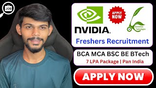 Nvidia amp Greendzine Technologies Hiring Drive  7 LPA Package For 2024 Freshers [upl. by Emmye]