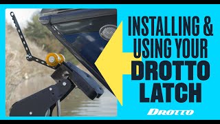 How to install amp use Drottos Catch amp Release Automatic Boat Latch [upl. by Aiciruam]