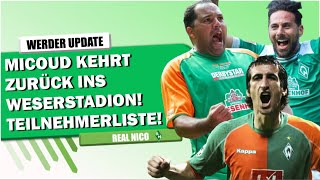 SV Werder Bremen  Pizarros Wahnsinns Teilnehmerliste  MICOUDAILTONROBBENLAHM UVM [upl. by Alled]