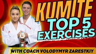 TOP 5 Best Exercises For Kumite In Karate with Volodymyr Zaretskiy [upl. by Myrta]