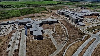 Bridgeland High School Construction flyover  May 2017 [upl. by Eardna850]