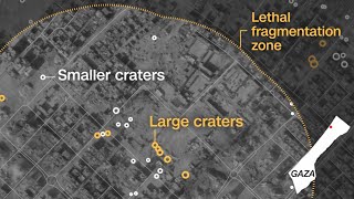 Israel drops most 2000 pound bombs on Gaza since the USs bombing of Vietnam in historys past [upl. by Veriee]