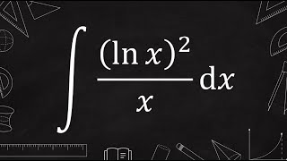 integral of ln x2x u substitution [upl. by Eiznekcam]