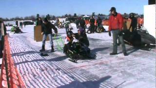 Fastest 120 Snowmobile goes 108816  Flyin Ryan Ensor [upl. by Burman]