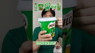 MILO ❤️ mukbang challenge food chocolate [upl. by Nnaillij80]