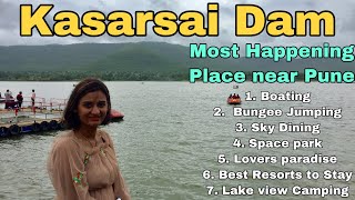 Kasarsai Dam Hinjewadi Pune  Boating  Bungee Jumping  Sky Dining amp Space Park  Finding India [upl. by Nemajneb588]