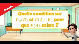 Quelle condition sur PAB et PAnB pour que PA existe [upl. by Olegnad551]