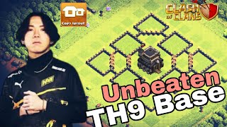 TH9 WAR BASE WITH LINK Best TH9 anti 3 star war base 2024 COC TH9 Base After Update [upl. by Rafiq]