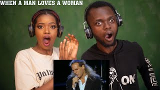 OUR FIRST TIME HEARING Michael Bolton  When a Man Loves a Woman Official Music Video REACTION [upl. by Constantine919]