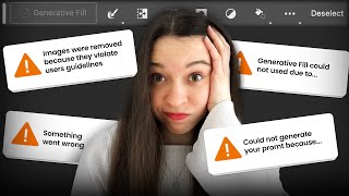 FIX ALL PROBLEMS with Photoshop Generative Fill [upl. by Reg]